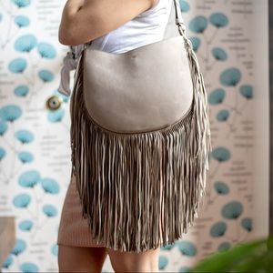 Tory Burch Suede Fringe Bag